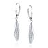 Cercei argint lungi cu pietre si tortite DiAmanti Z1955DR_W-DIA (Argint 925‰ 2,9 g.)
